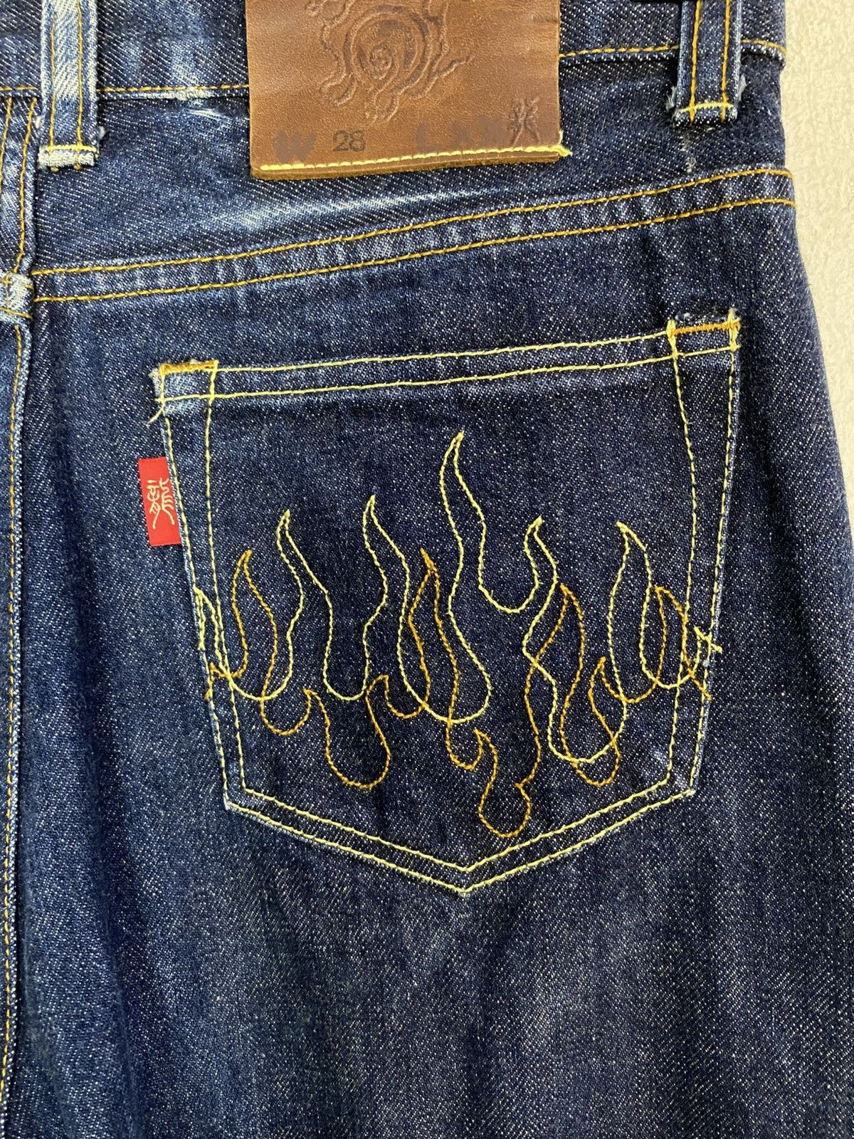 Other Miracle Woman Japan Selvedge Indigo Denim Jeans Straight Cut Size US 28 / EU 44 - 9 Thumbnail