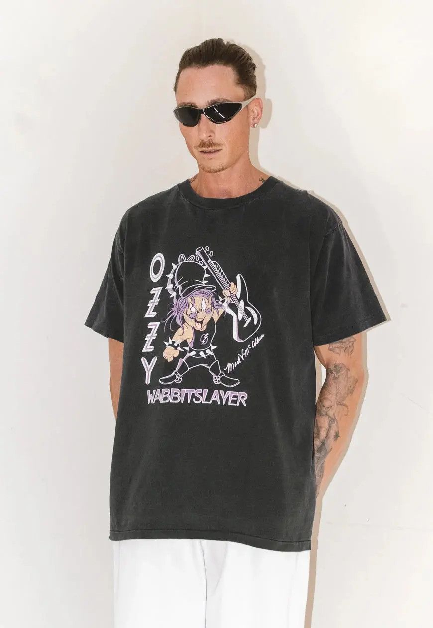 Band Tees × Designer × Vintage Rare Collectible looney tunes Ozzy Webbsitslayer cartoon Tee Size US XL / EU 56 / 4 - 3 Thumbnail