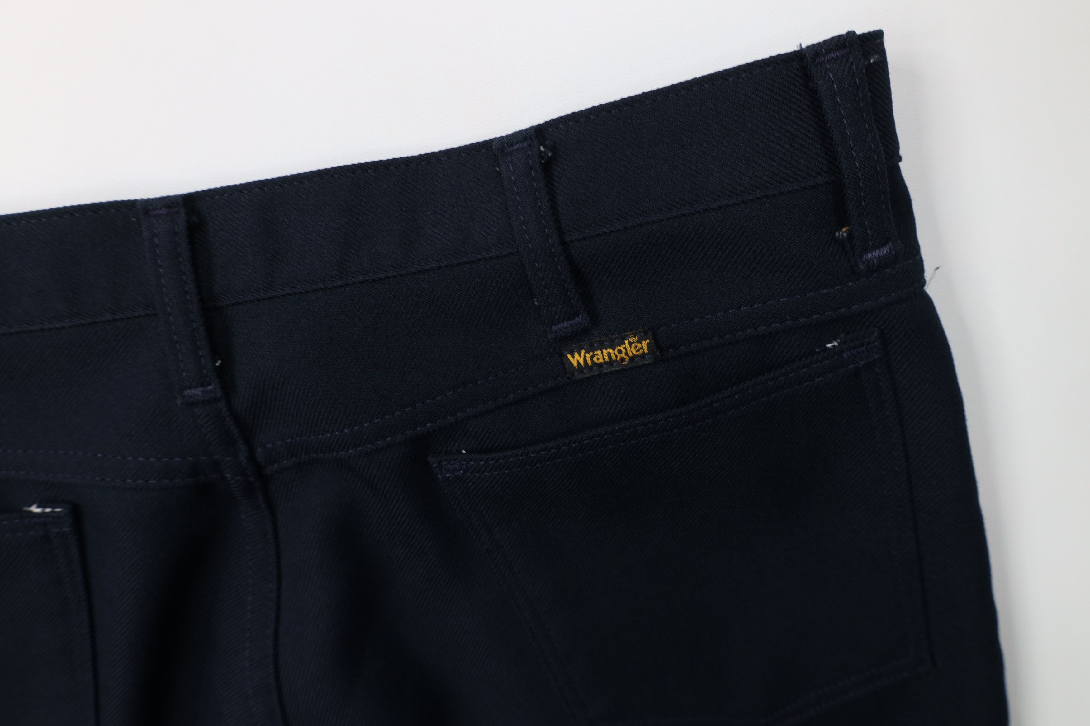 Wrangler Vintage 90s Wrangler Flared Wide Leg Chino Pants Blue USA Size US 34 / EU 50 - 13 Thumbnail