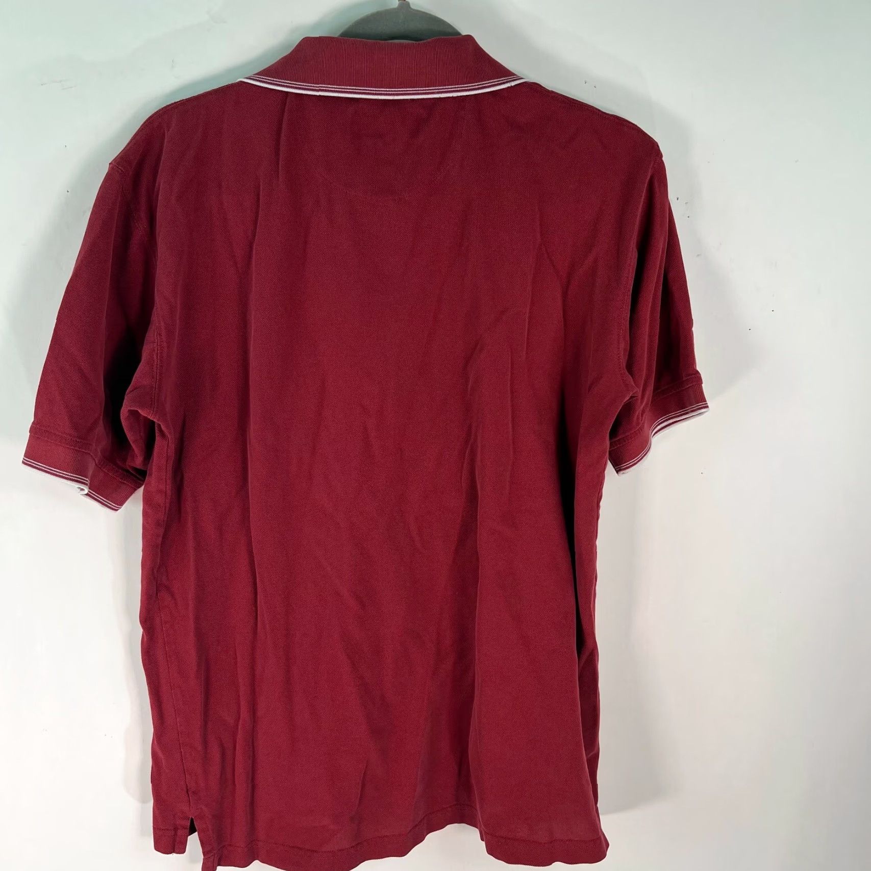 Croft & Barrow Croft & Barrow Mens Polo Shirt Short Sleeves Red 100% Cotton Small Casual Polo Shirt Mens Size US S / EU 44-46 / 1 - 2 Thumbnail