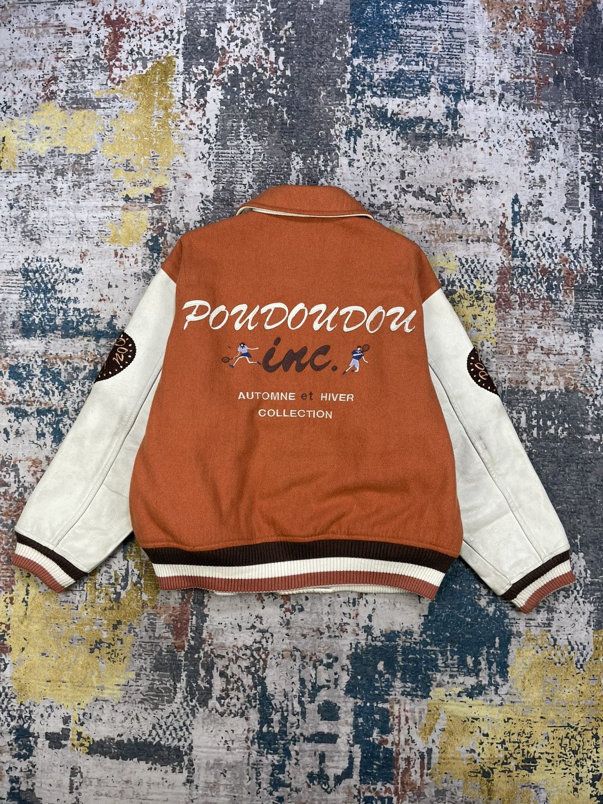 Japanese Brand Vintage PDD Pou Dou Dou Stadium Jumper Jacket Size US M / EU 48-50 / 2 - 1 Thumbnail