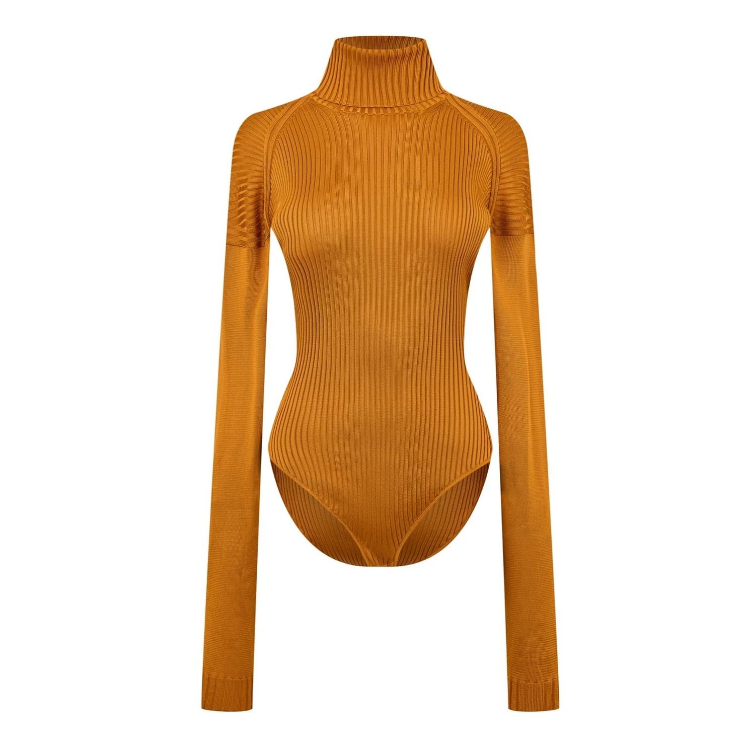 Bottega Veneta Bottega Veneta Slim Fit Turtleneck Long Sleeve Bodysuit Size XS / US 0-2 / IT 36-38 - 1 Thumbnail