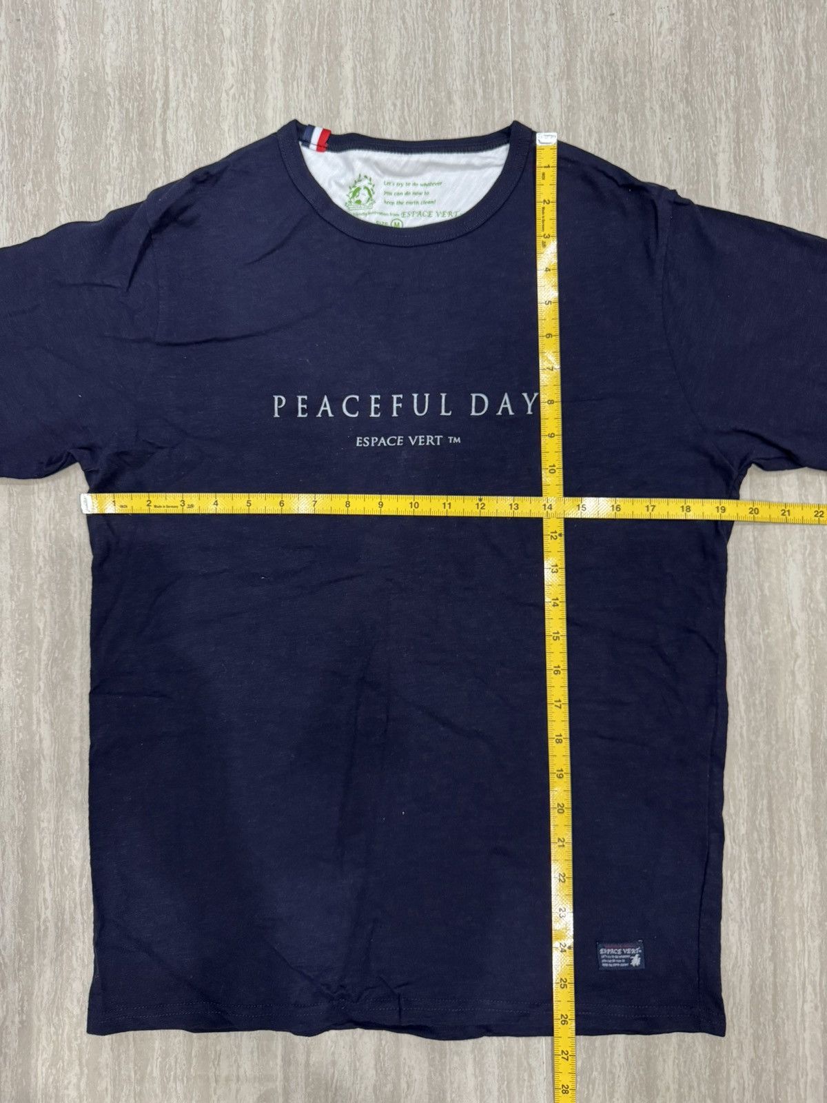 Japanese Brand Peaceful Day Espace Vert™ Navy blue Shirt M size Size US M / EU 48-50 / 2 - 3 Thumbnail