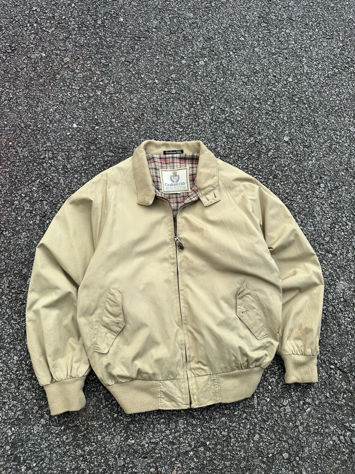 Vintage 👹Vintage Graham Hills Blanked Lined Bomber Jacket Size US M / EU 48-50 / 2 - 6 Thumbnail