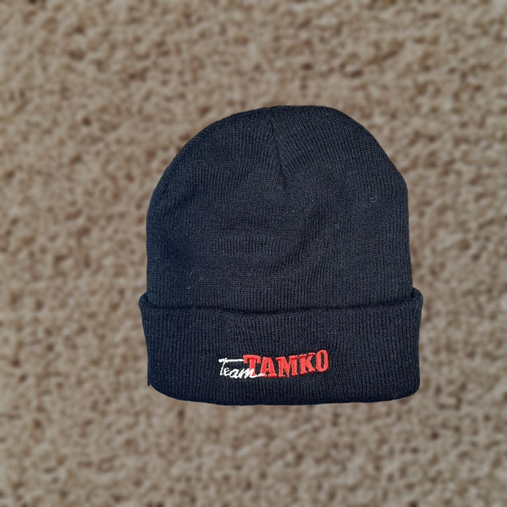 OAMC AMC Hat Beanie Mens One Size Black Knit Team TAMKO Logo Workwear Winter Stretch Size ONE SIZE - 1 Thumbnail