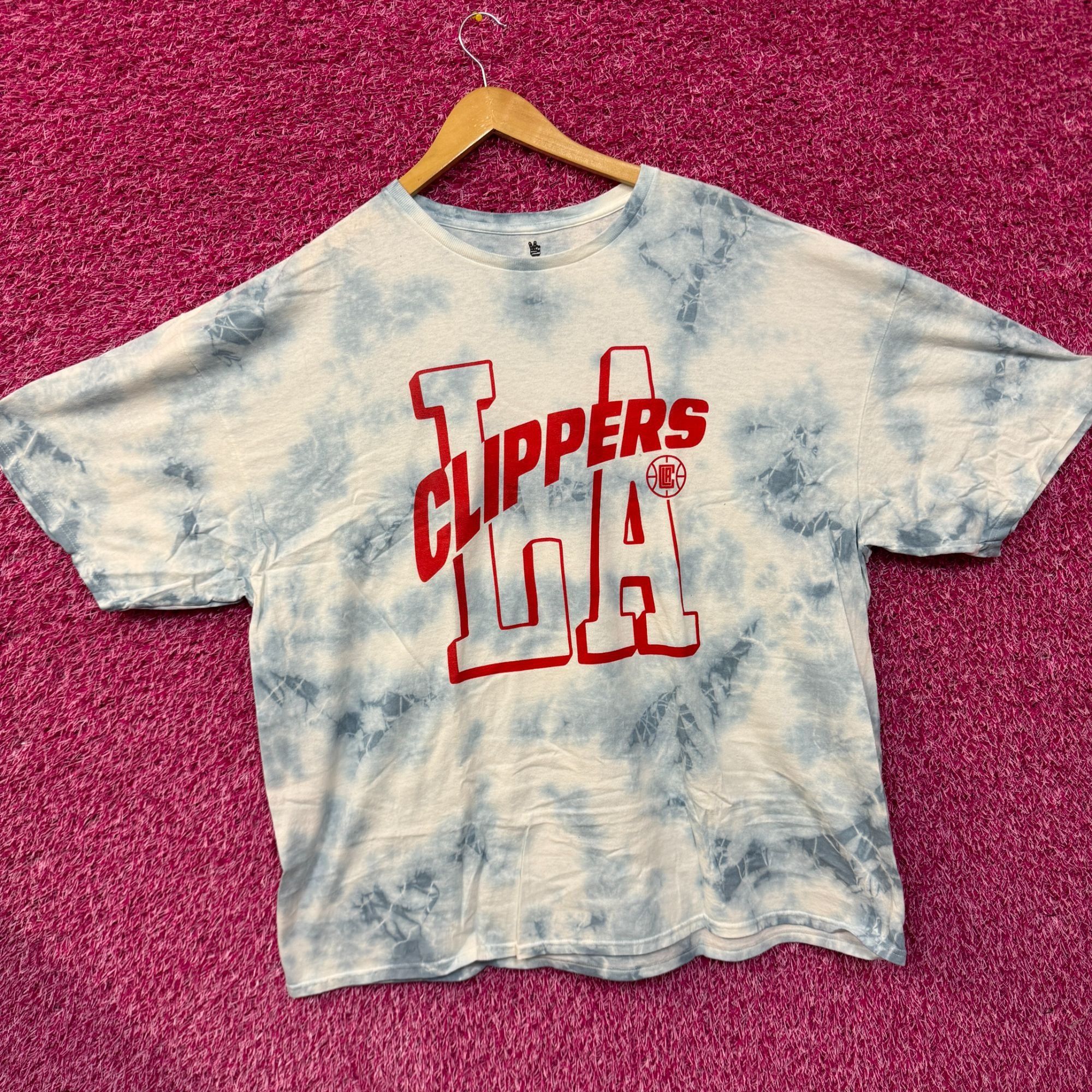 NBA Los Angeles Clippers NBA Hardwood Team Tie Dye T-shirt 2XL Size US XXL / EU 58 / 5 - 3 Thumbnail