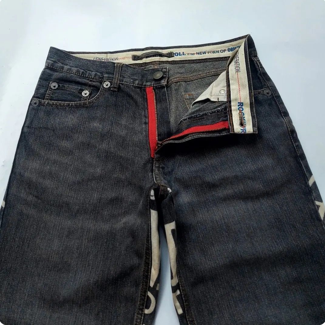 Designer × PPFM × Vintage Nice Design🔥Japanes Brand PPFM Anniversary 20Th Denim Pants Size US 32 / EU 48 - 5 Thumbnail