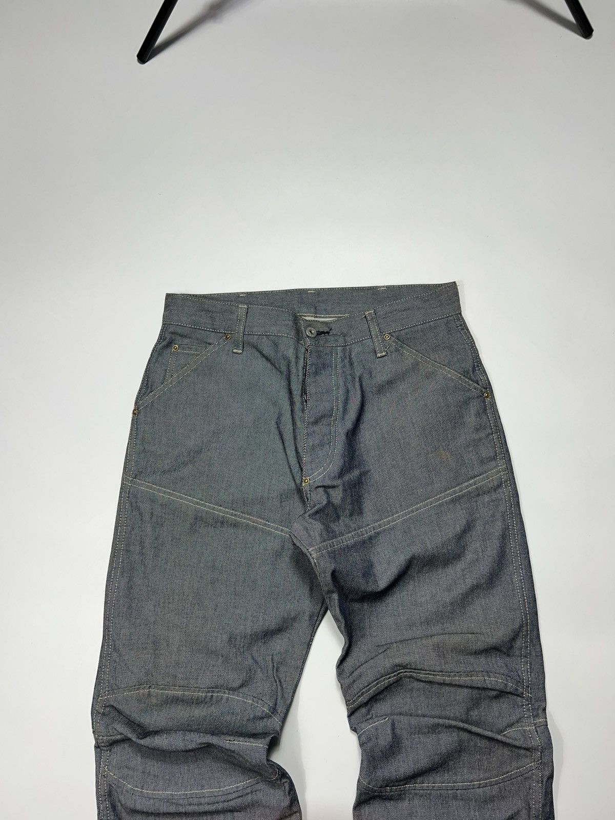 G-Star Vintage G-star Raw Shortcut Elwood Double Knee Baggy Jeans Size US 33 - 9 Thumbnail