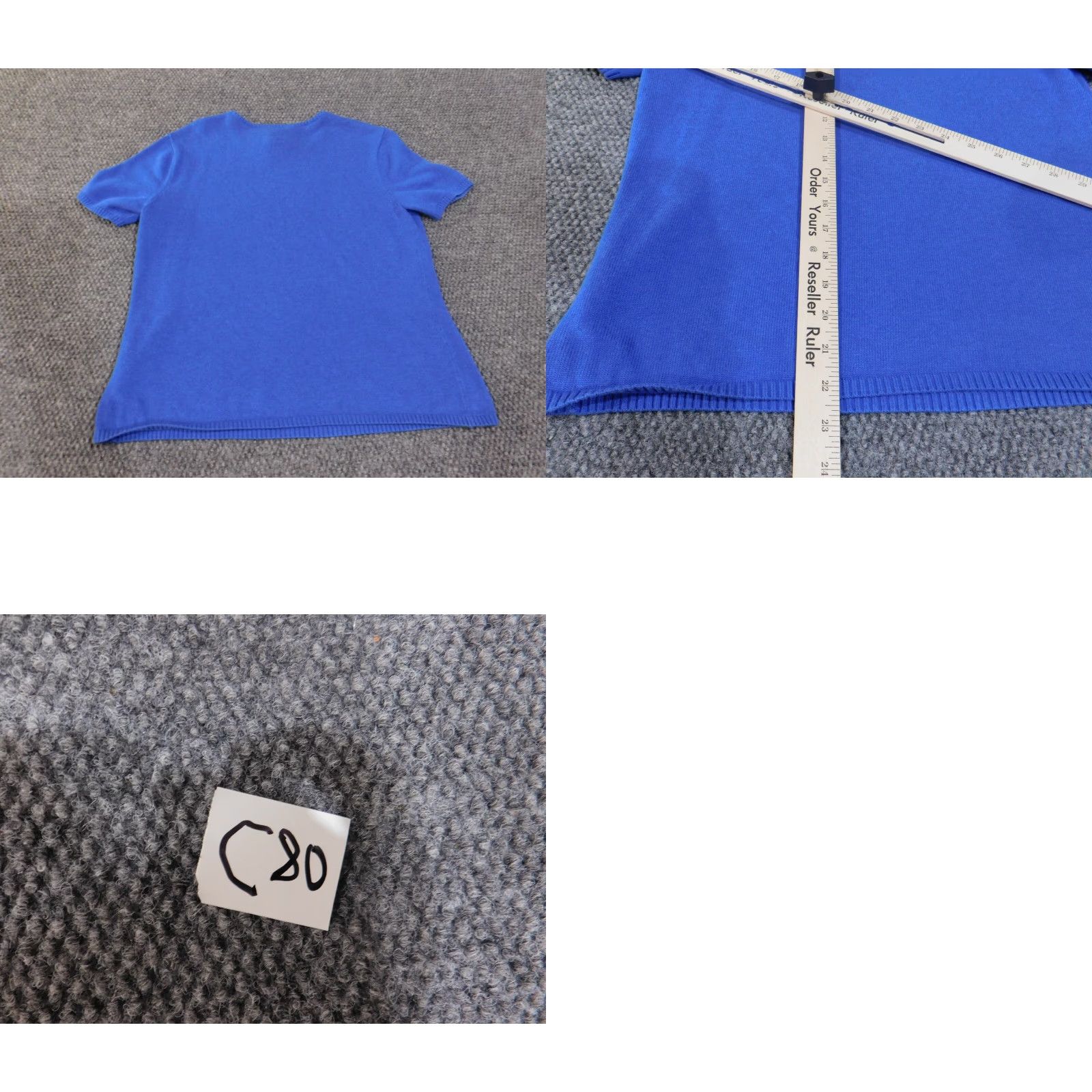 Talbots Talbots Sweater Medium blue womens pullover knit cotton rayon stretch casual Size M / US 6-8 / IT 42-44 - 8 Thumbnail