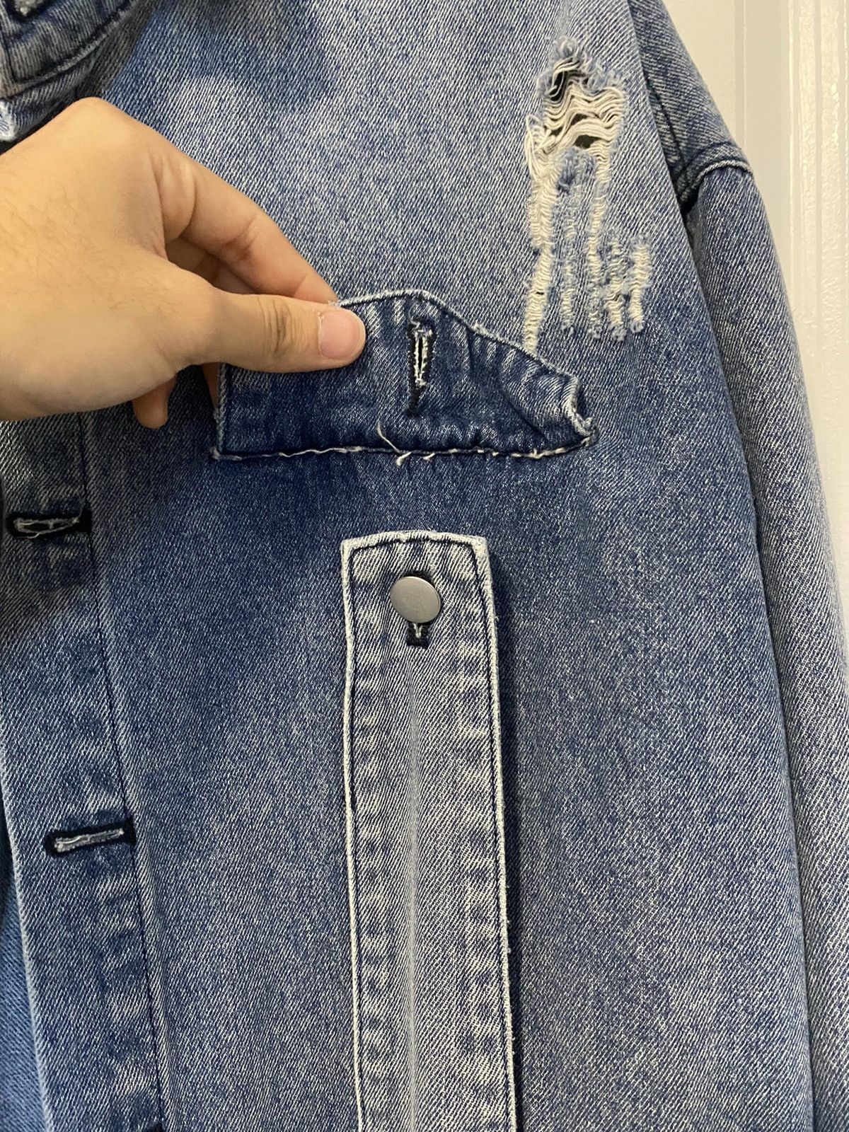 Japanese Brand Japanese Brand Denim Shirt Detachable tie Size US M / EU 48-50 / 2 - 3 Thumbnail