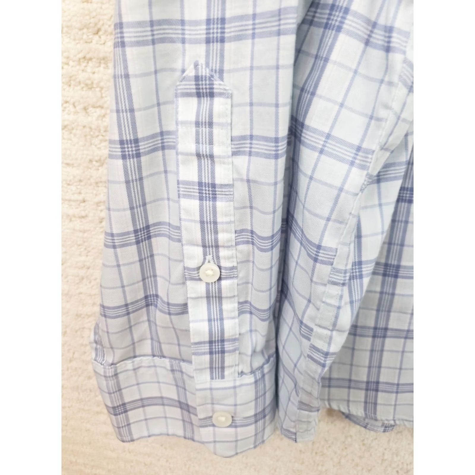 Faherty Faherty Button-Up Shirt Plaid Multicolor 2XL Cotton Blend Long Sleeve Button-Up Shirt Men Size US XXL / EU 58 / 5 - 5 Thumbnail