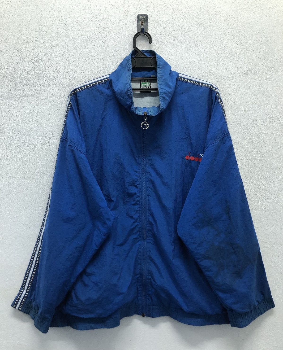 Diadora Vintage Diadora “Light Your Fire” Football Track Jacket Size US XXL / EU 58 / 5 - 1 Thumbnail