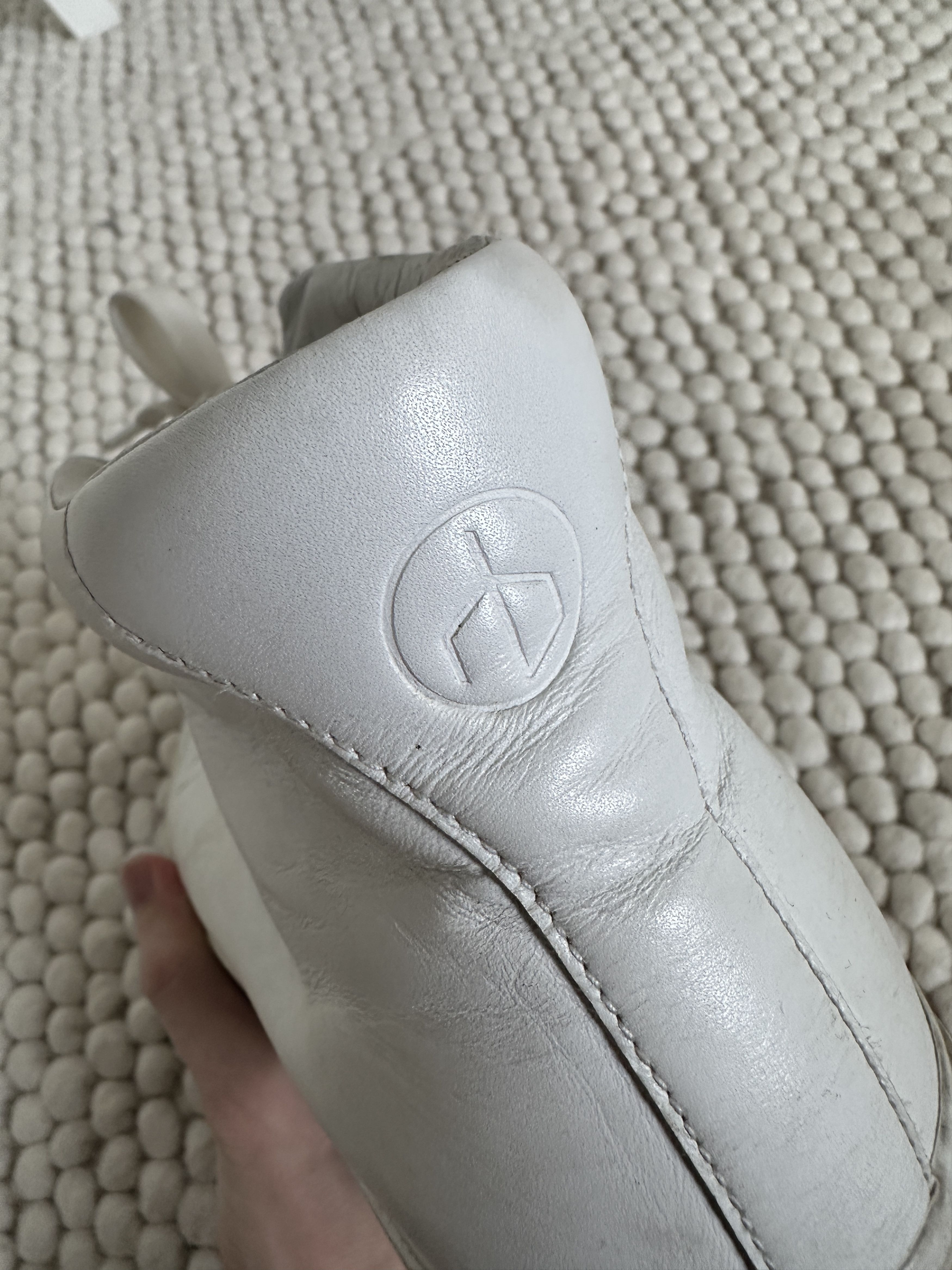 Rag & Bone Rag & Bone White Leather Hi-Top Sneakers Size US 11 / EU 44 - 4 Thumbnail