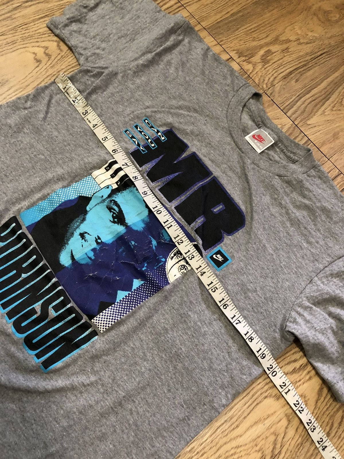 Nike × Vintage Vintage 90’s Nike NBA Mr Robinson tee Size US M / EU 48-50 / 2 - 4 Thumbnail