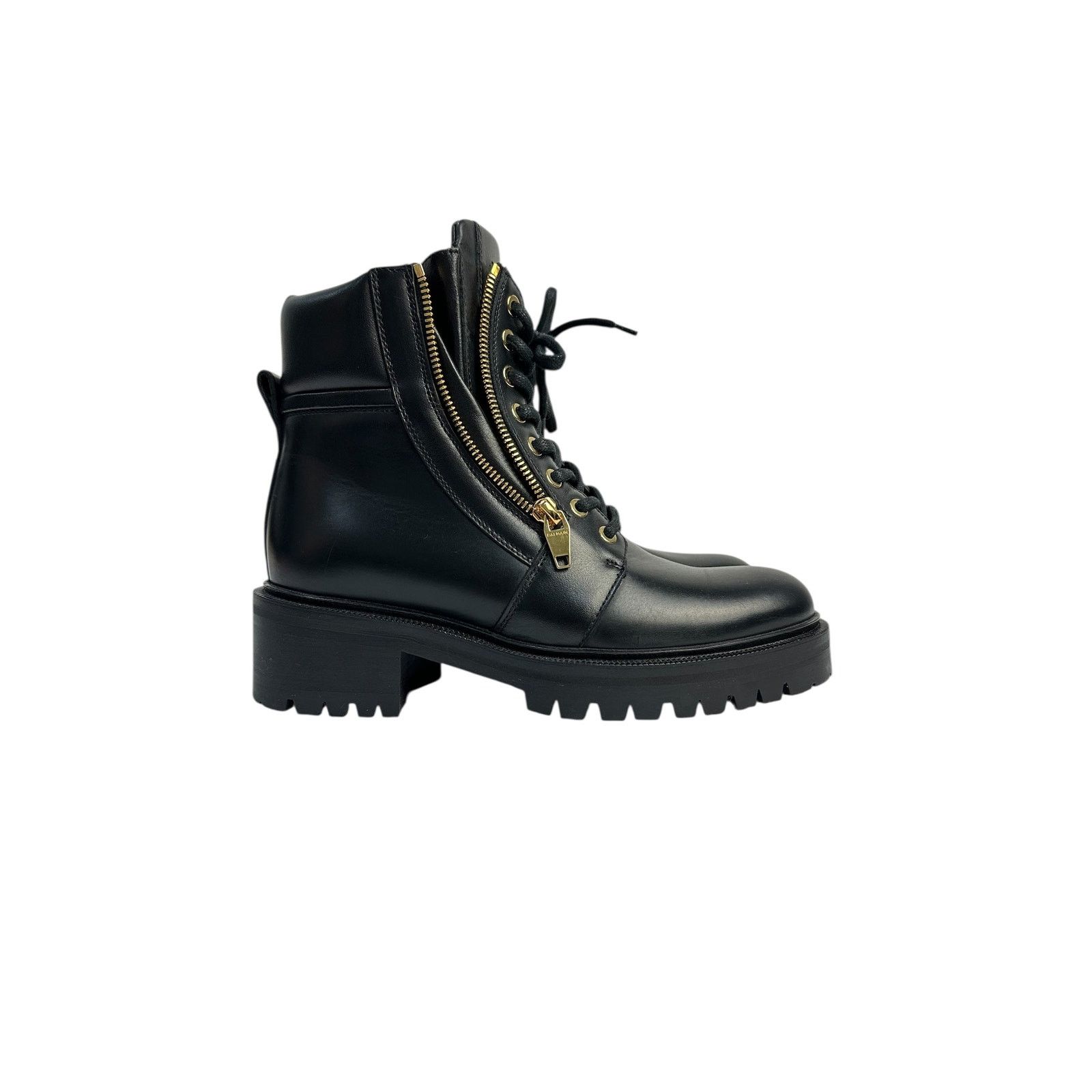 Balmain Balmain Black Army Ranger Zip Boots Sz37 Size US 6 / IT 36 - 2 Thumbnail