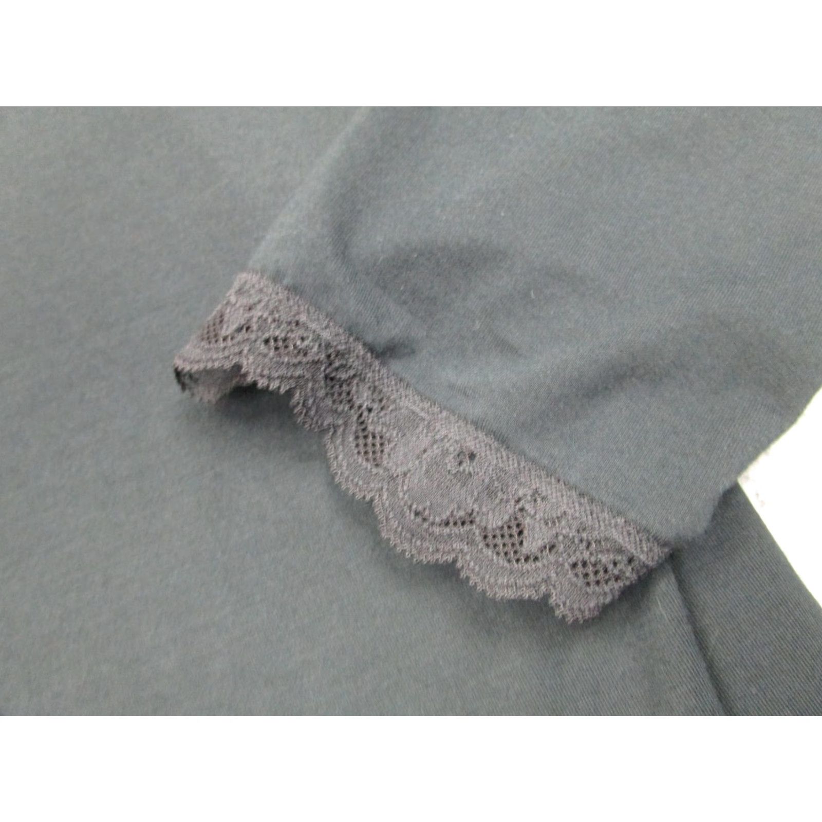 Victoria's Secret Victorias Secret Robe Womens M L Black Lace Trim Modal Sleepwear Whimsigoth Size ONE SIZE - 4 Thumbnail