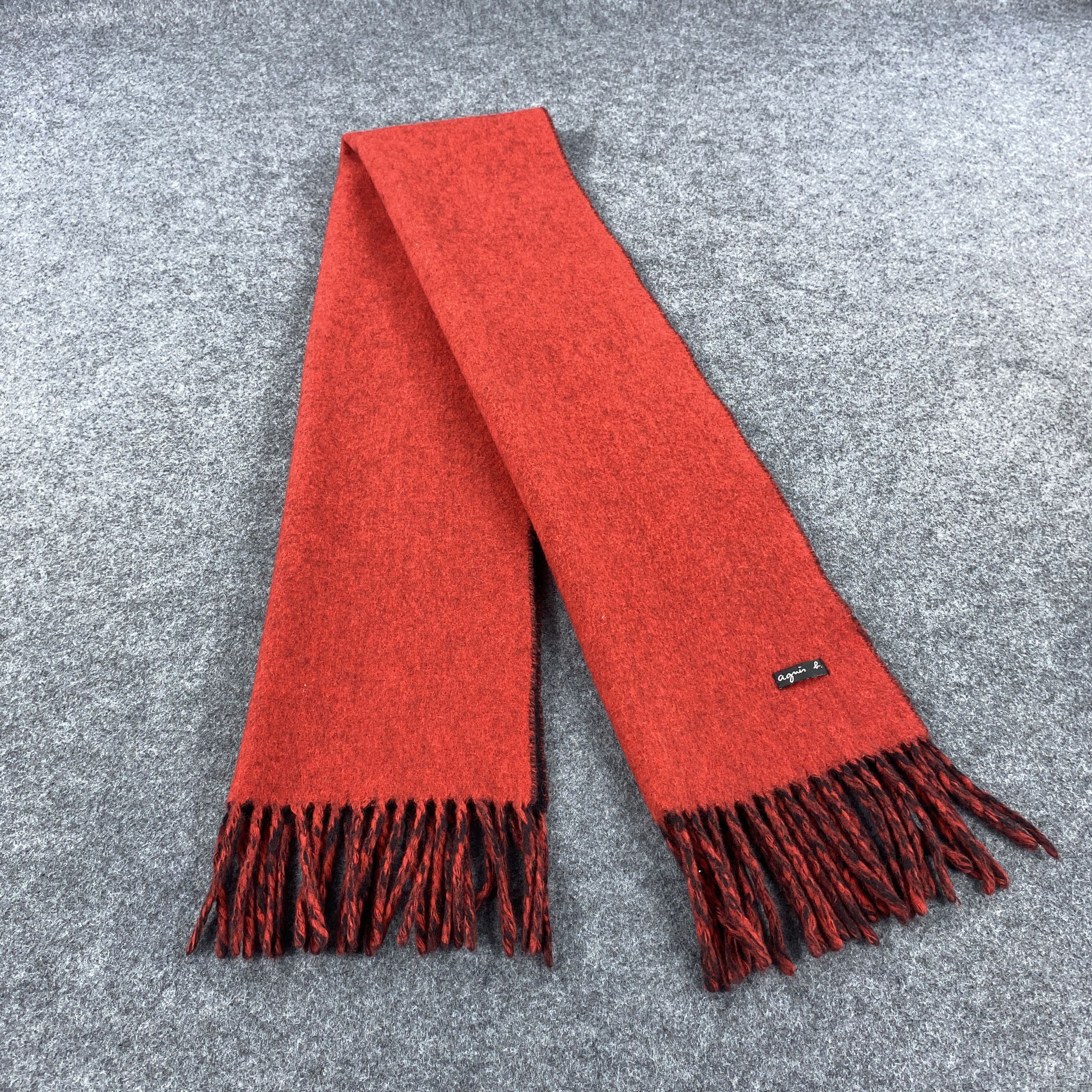 Vintage × agnes b. GF10627 Agnes B. Scarf Neck Wear Muffler Nova Check Size ONE SIZE - 1 Thumbnail