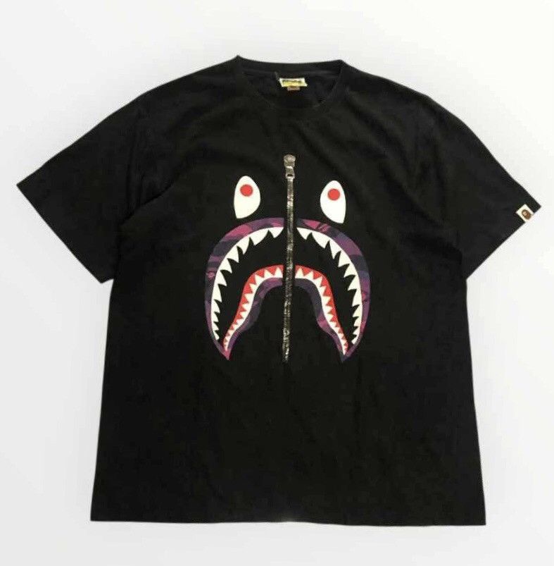 Bape Shark Color Camo Tee