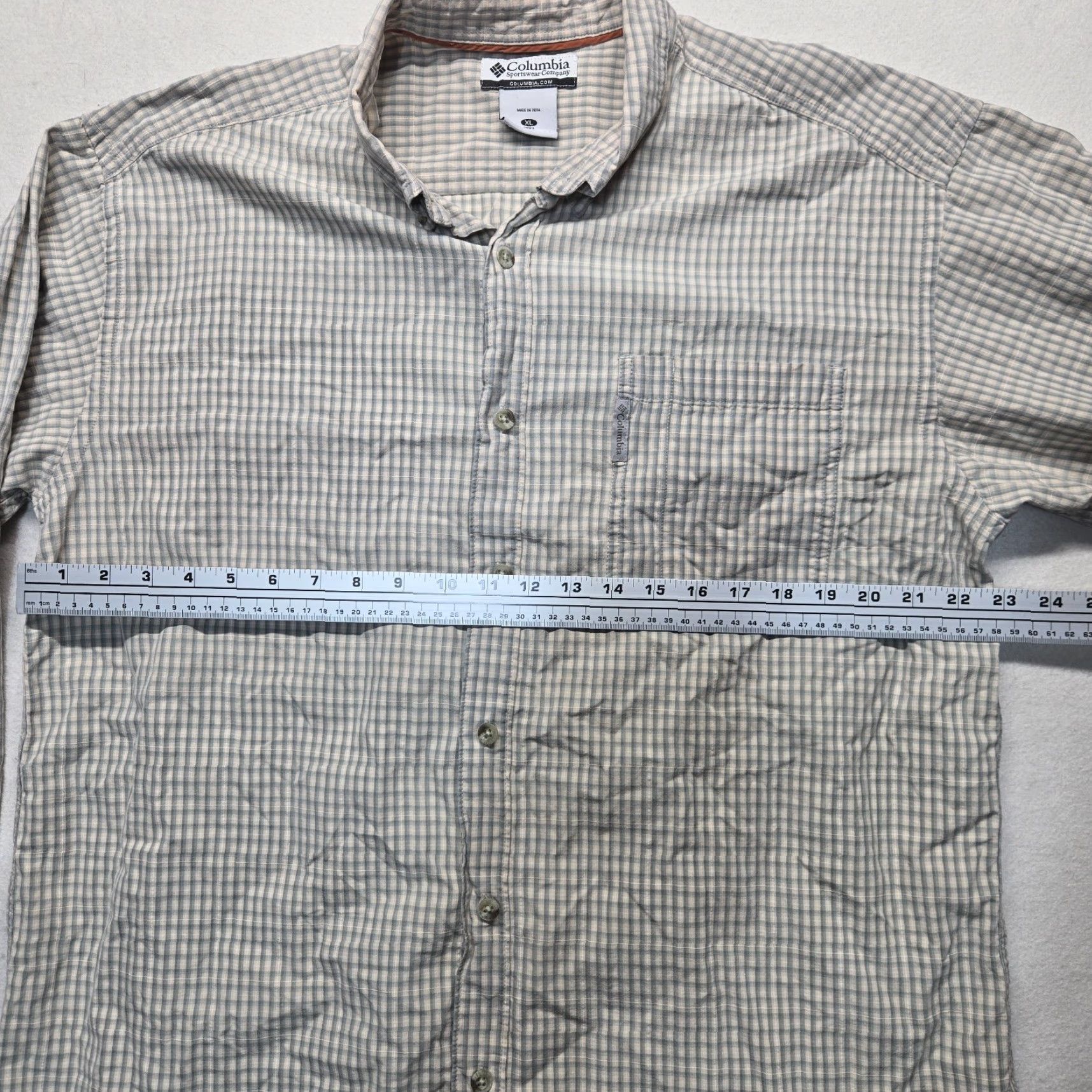 Vintage Columbia Plaid Button-Up Long Sleeve Shirt Adult Men's XL Red Casual Outdoor Size US XL / EU 56 / 4 - 4 Thumbnail