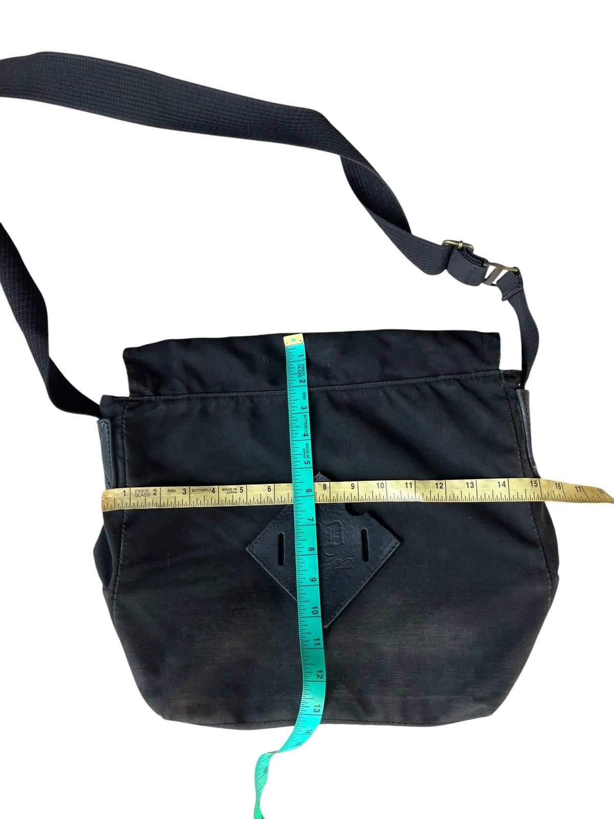 Jas MB VTG Jas M.B. England Distressed Faded Waxed Messenger Bag Size ONE SIZE - 3 Thumbnail