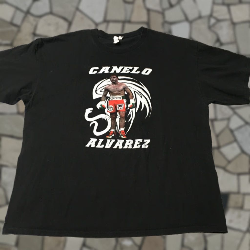 Champion Canelo Alvarez Shirt Mens 2XL Black T-Shirt Graphic Boxing Champion Vintage Box Size US XXL / EU 58 / 5 - 1 Thumbnail