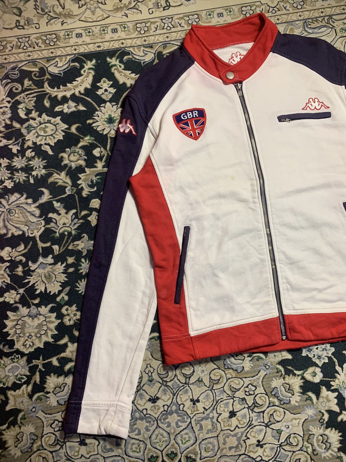 Japanese Brand OG Y2K KAPPA GREAT BRITAIN BIKER JACKET RARE Size US M / EU 48-50 / 2 - 3 Thumbnail