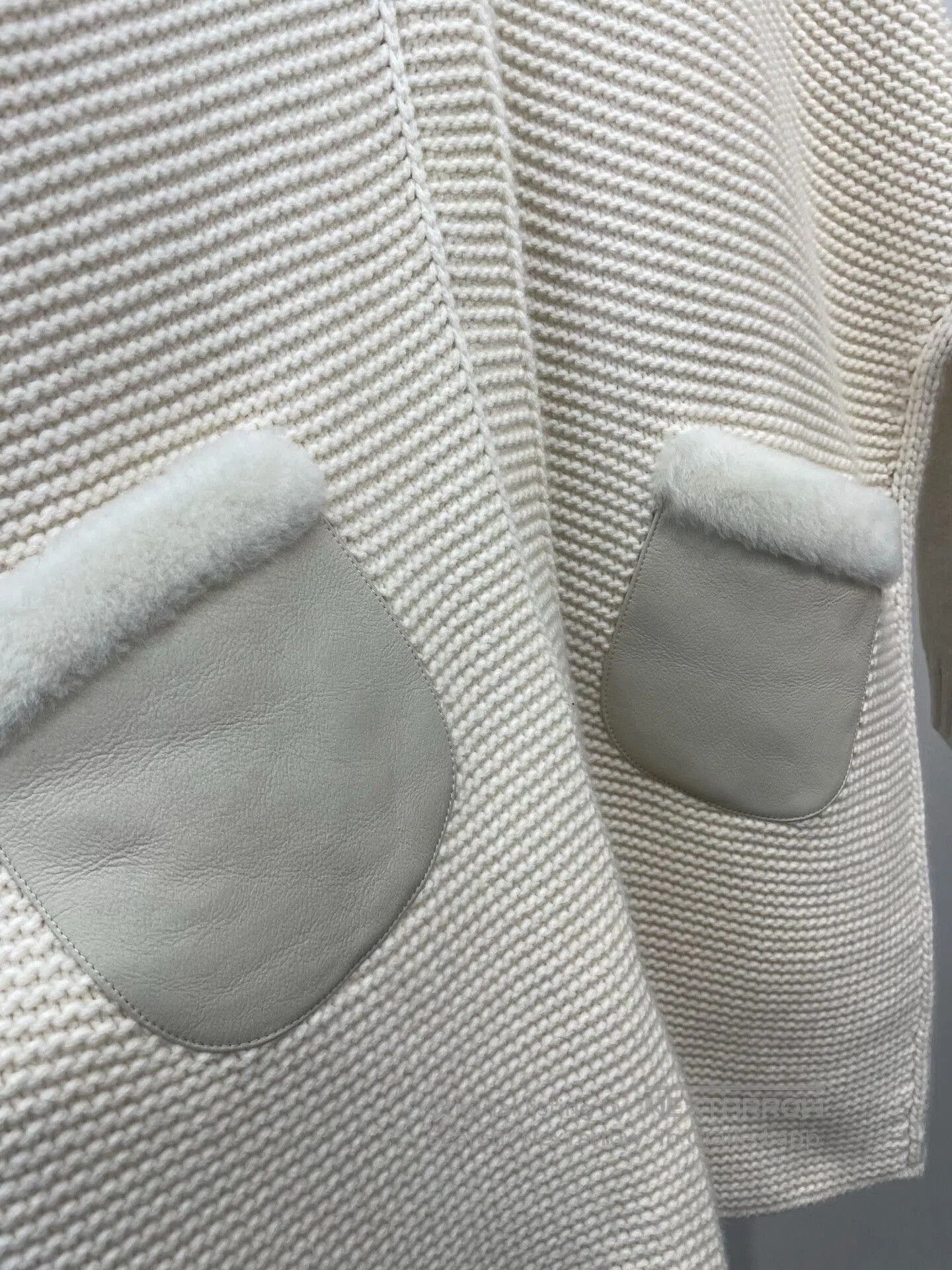 Loro Piana Loropiana Shearling Cashmere Knit Coat. Size S / US 4 / IT 40 - 4 Thumbnail