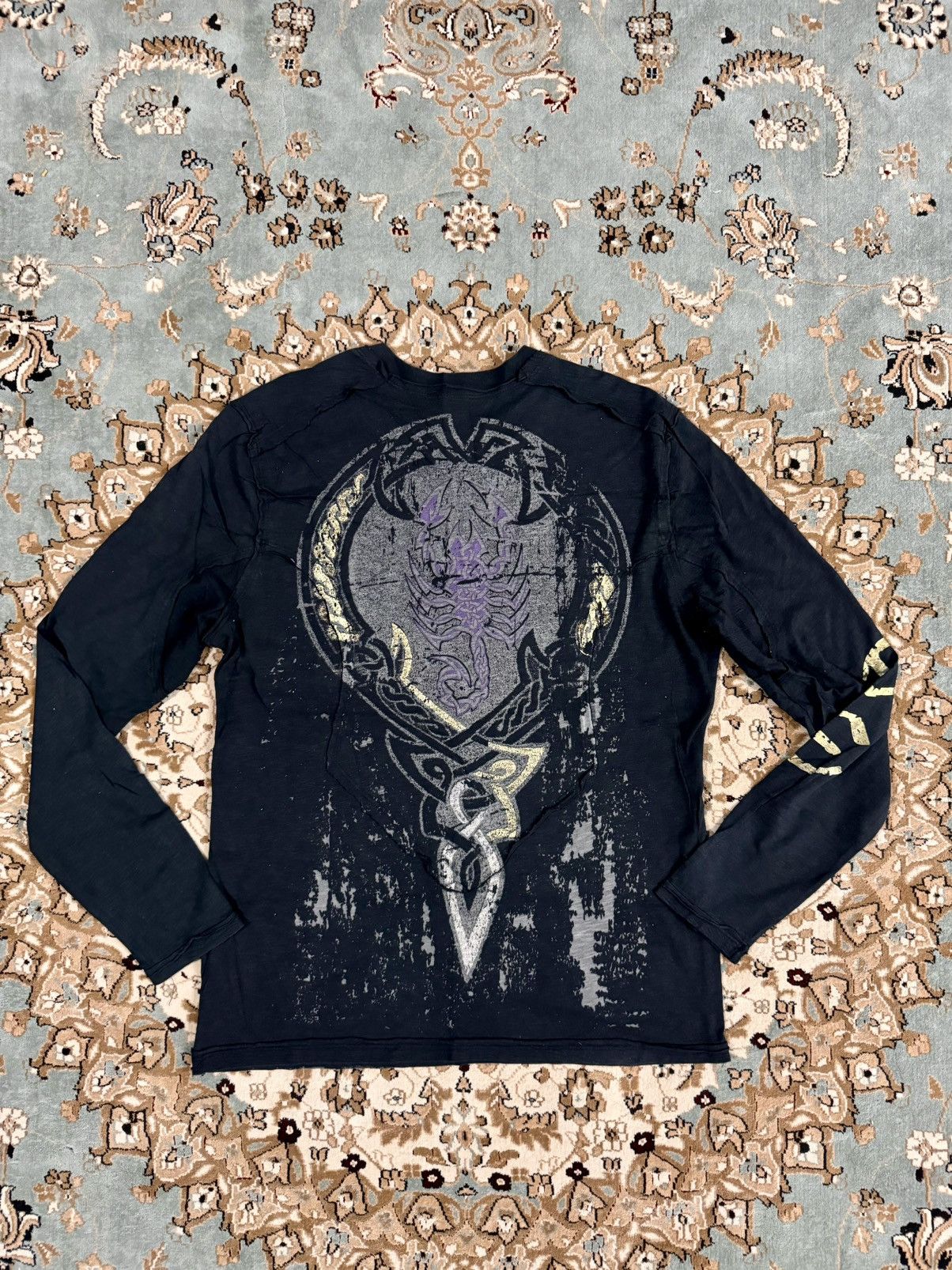 Vintage VINTAGE DIVISION E OVERPRINT SCORPION KING MI USA Size US L / EU 52-54 / 3 - 5 Thumbnail