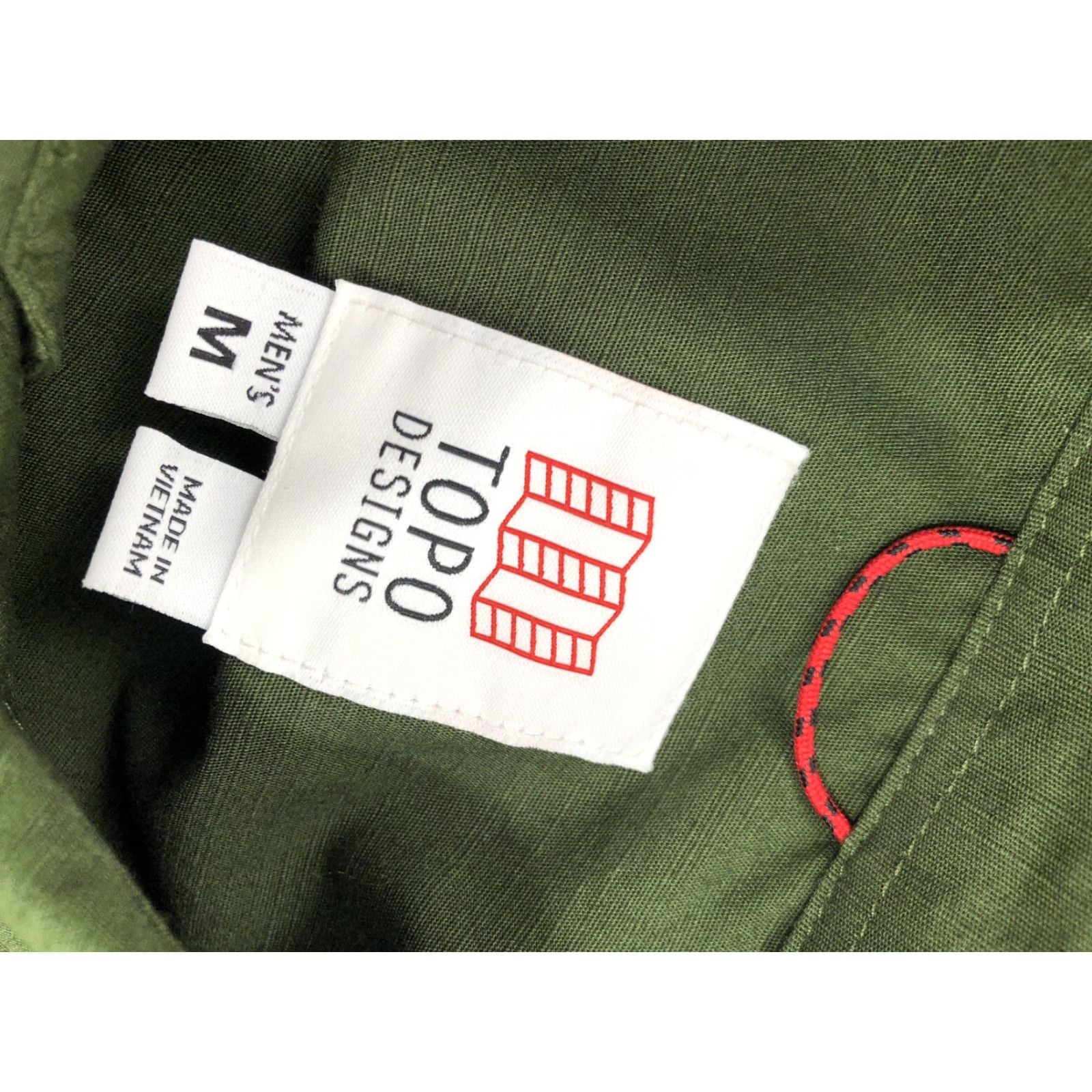 Topo Designs Topo Designs Mens Md. Lightweight Shirt Mens M Button-Up Long Sleeve Green - 90s/Designer? Size US M / EU 48-50 / 2 - 4 Thumbnail
