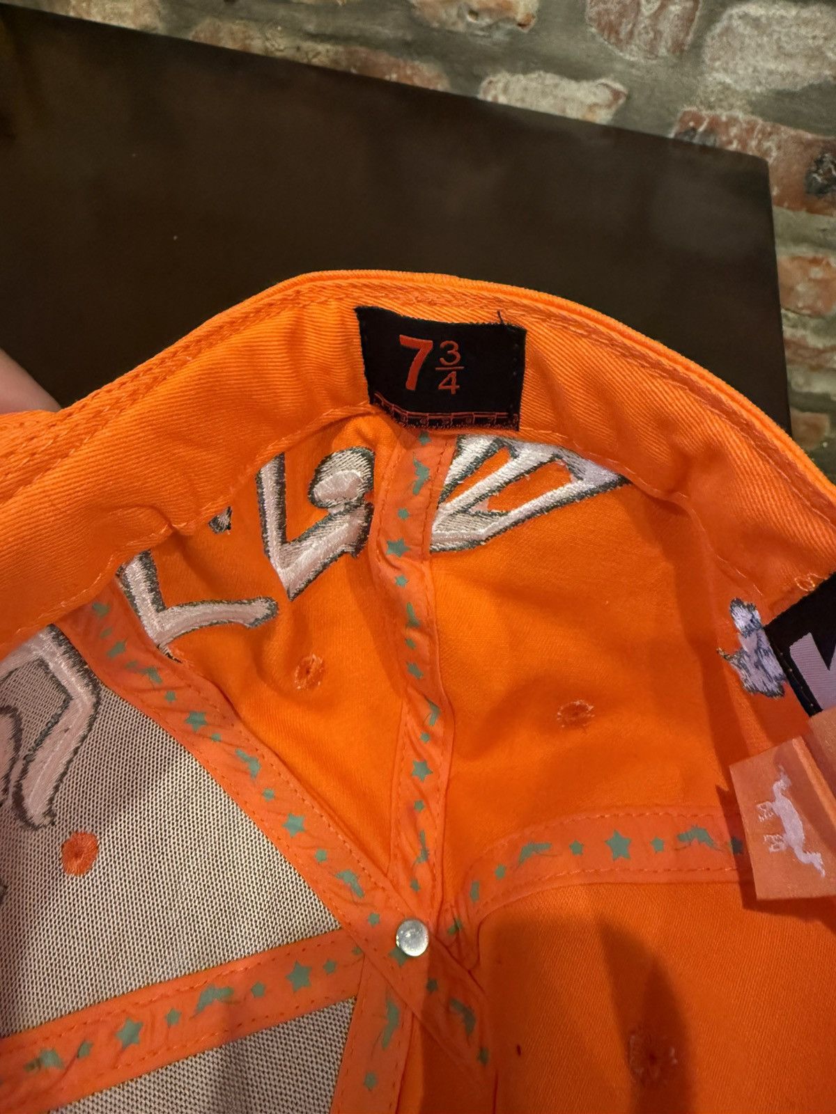 murd333r.fm murd333r.fm Orange Hat 7 3/4 Size ONE SIZE - 7 Thumbnail