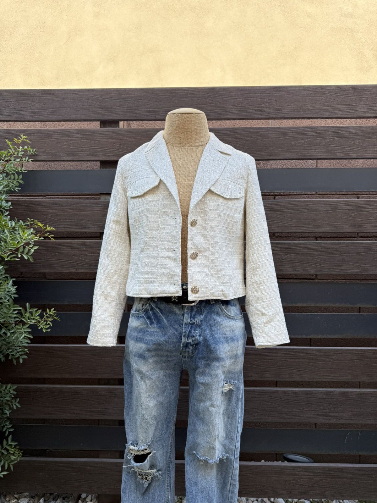 Other Chic Halogen Textured Tweed Blazer – Size Medium Size M / US 6-8 / IT 42-44 - 1 Thumbnail
