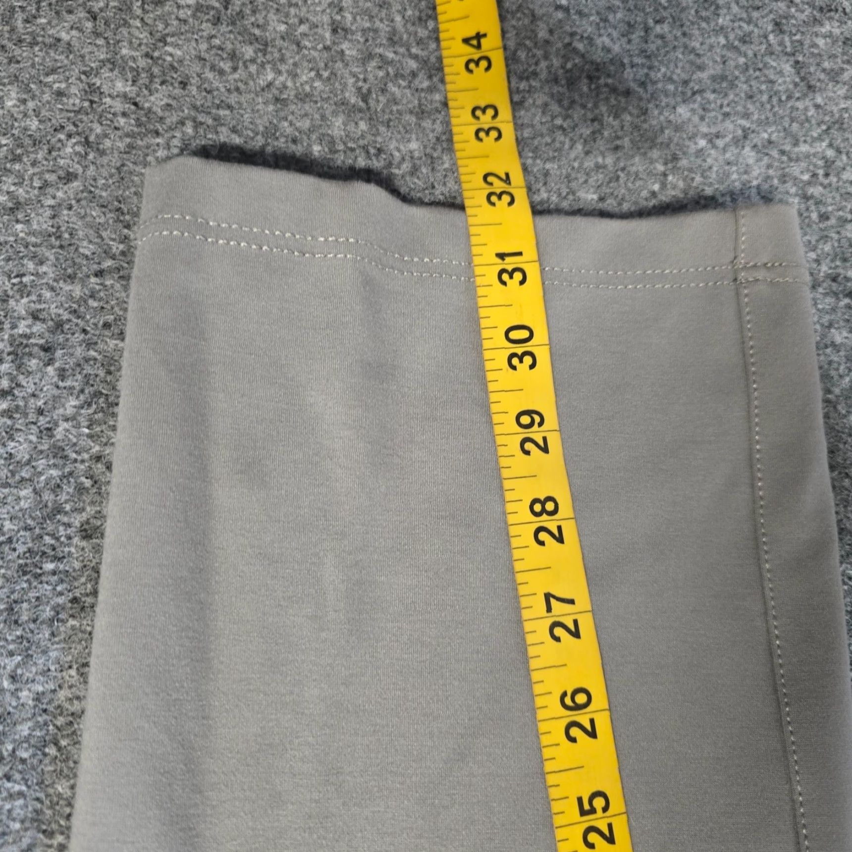 Vintage Betabrand Pants Womens XL Gray Stretchy Straight Leg Career Casual Capsule Shirt? Size 24" / US 00 / IT 34 - 6 Thumbnail