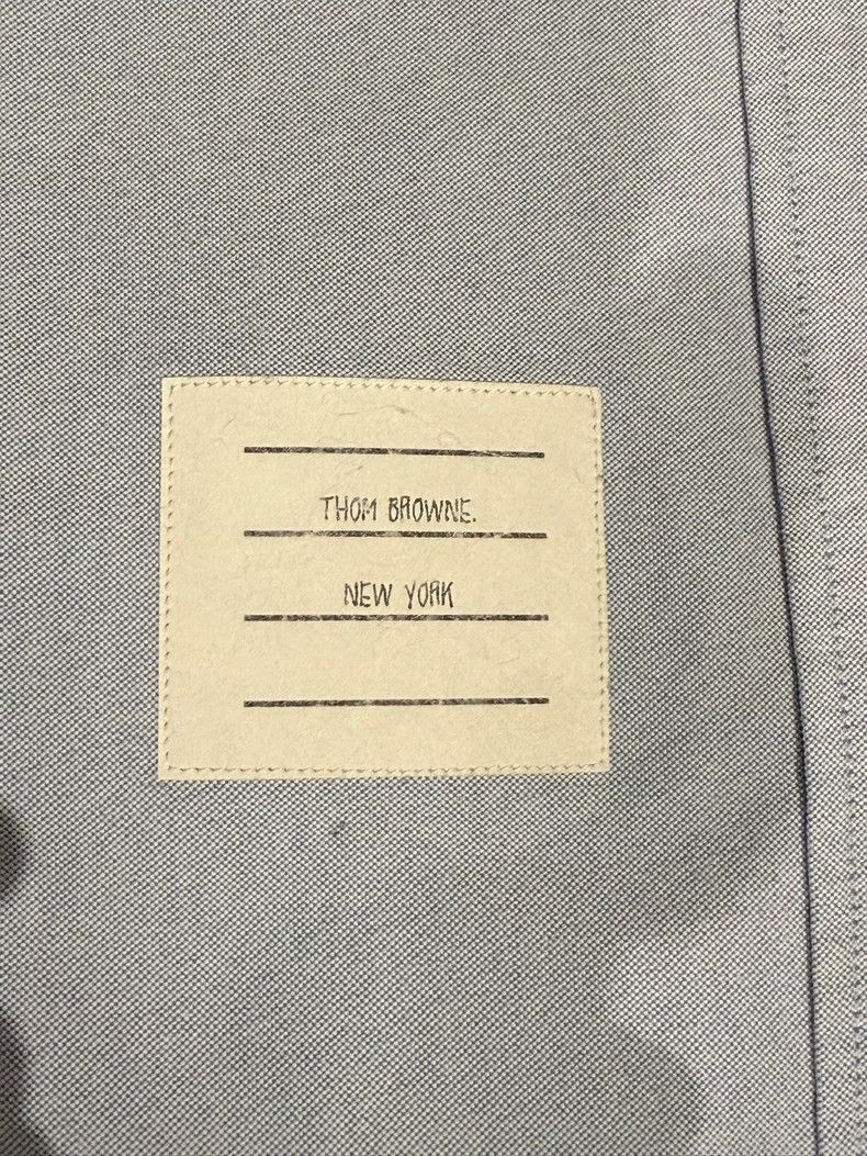Thom Browne Thom Browne Classic blue collar three-color standard shir Size XS / US 0-2 / IT 36-38 - 3 Thumbnail