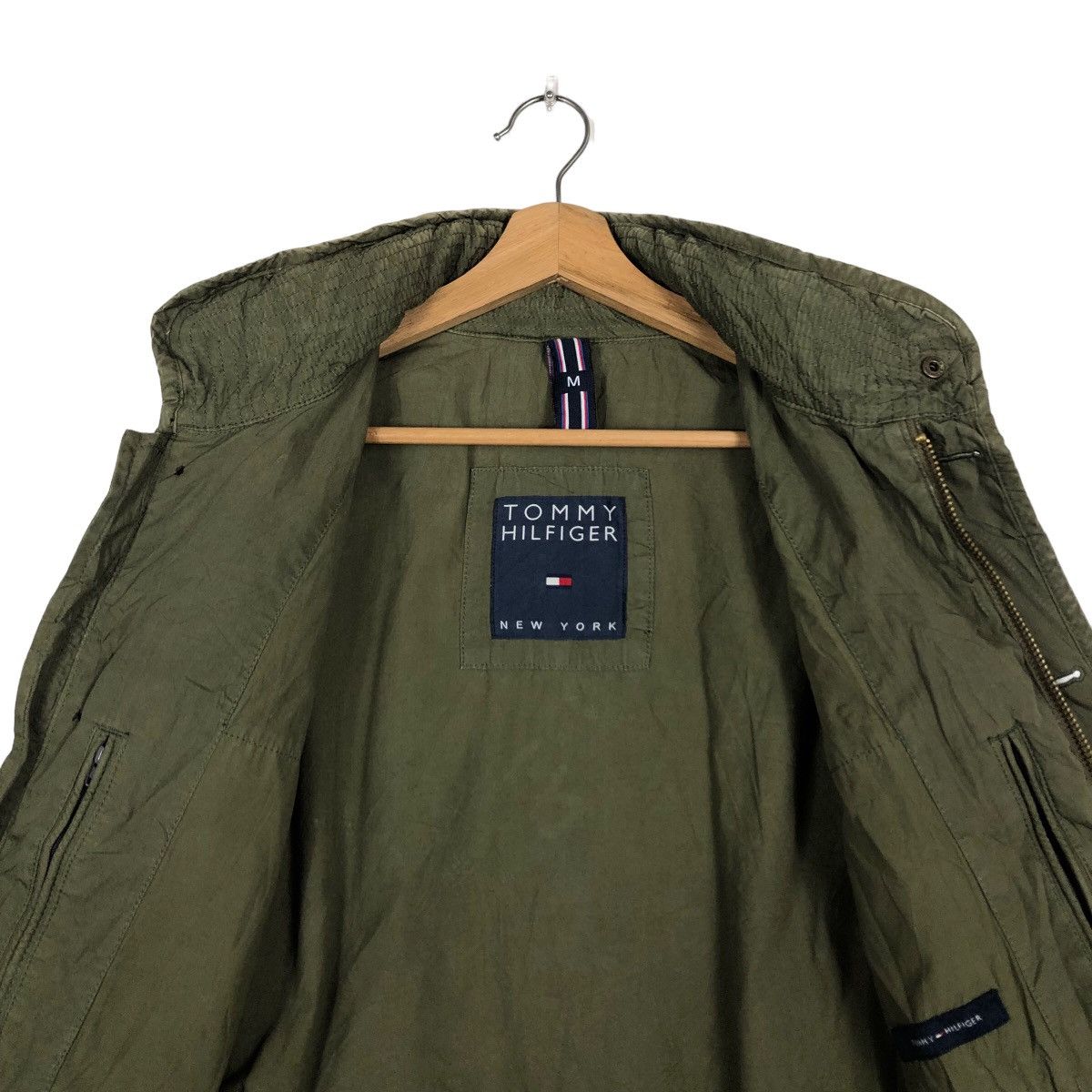 Japanese Brand 🔥90’s Design Biker Military Jacket Tommy Hilfiger Size US M / EU 48-50 / 2 - 12 Thumbnail