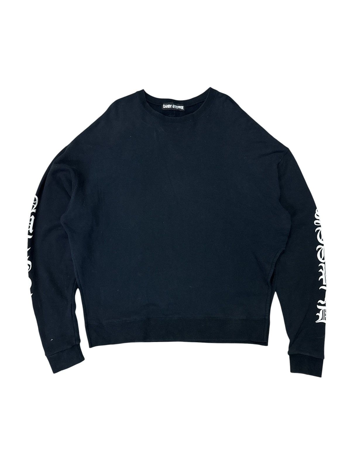 Japanese Brand CANDY STRIPPER OLD ENGLISH GOTHIC LONG SLEEVES SWEATER Size US M / EU 48-50 / 2 - 2 Thumbnail