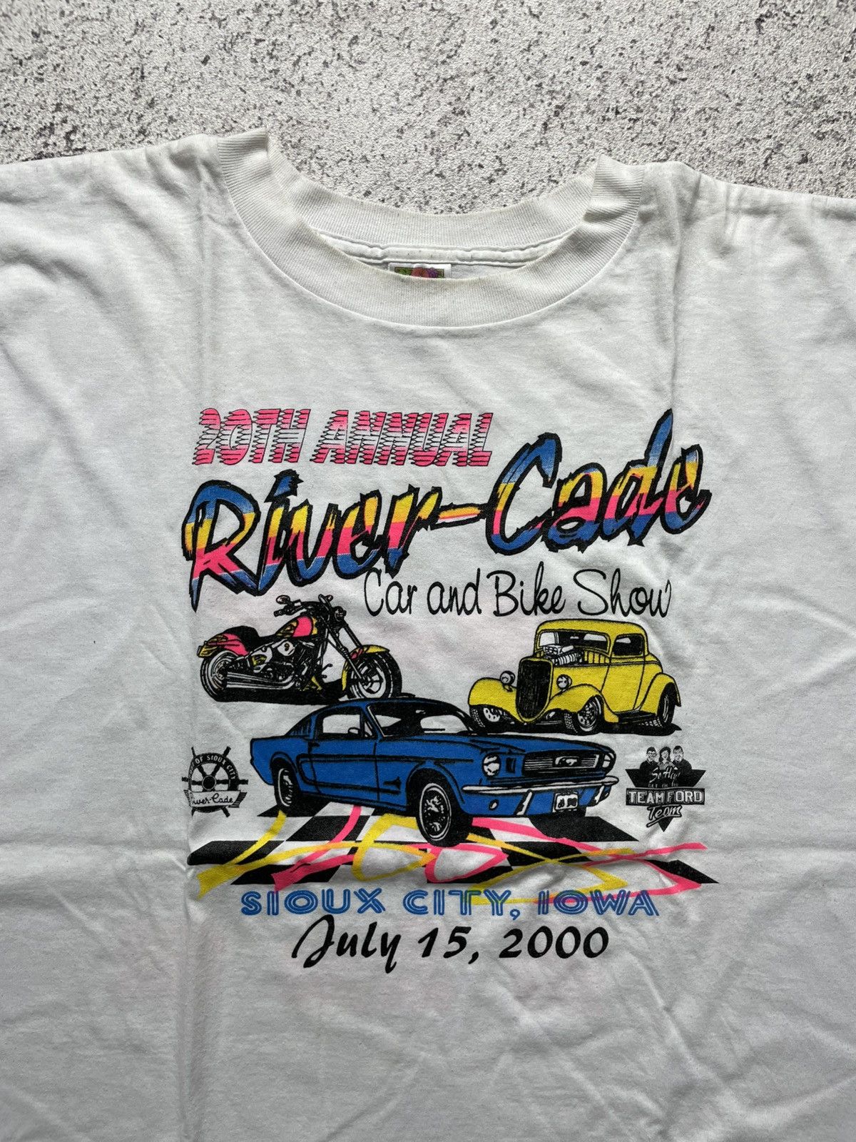 Ford Big Size Vintage Team Ford Shelby Cobra Car Meet T Shirt Size US XXL / EU 58 / 5 - 2 Thumbnail