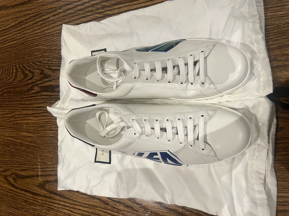 Gucci Gucci Ace “LOVED” Sneaker Size US 11 / EU 44 - 6 Thumbnail
