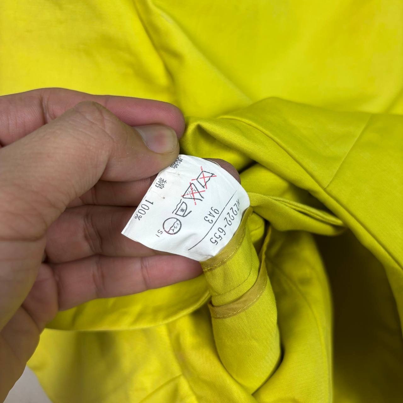 Yves Saint Laurent Vintage YSL Yellow Peplum Blazer Jacket 80s 90s M Size M / US 6-8 / IT 42-44 - 8 Thumbnail
