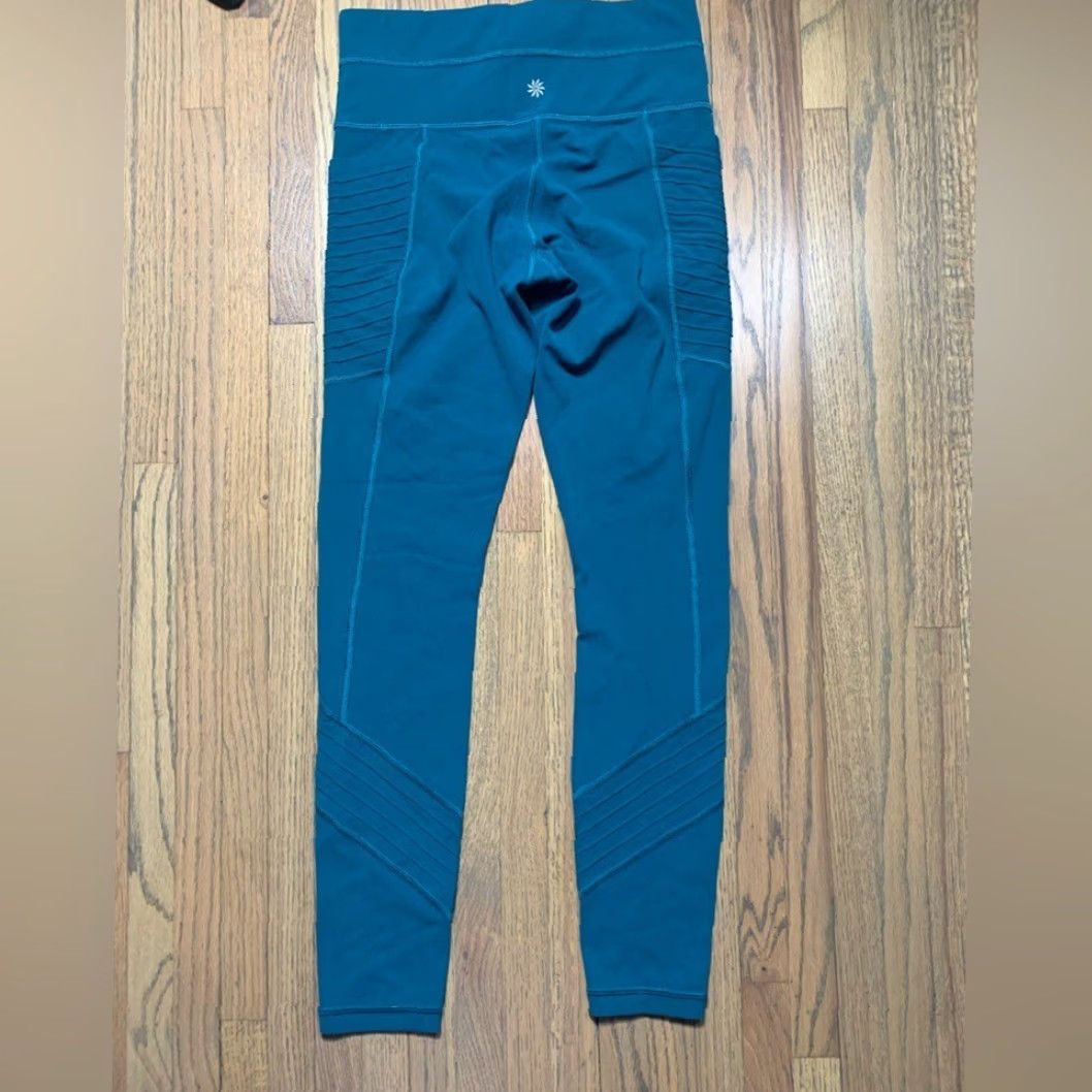 Athleta Athleta Leggings XS Blue Women Regular Ankle Pilling Rechecked Size 26" / US 2 / IT 38 - 6 Thumbnail
