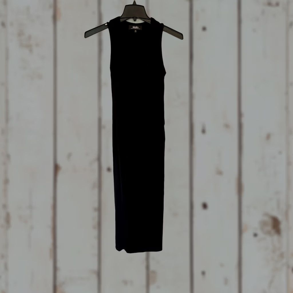 Lulus Lulus Shield & Sword Black Sleeveless bodycon Maxi Dress With Pockets sz Medium Size M / US 6-8 / IT 42-44 - 1 Thumbnail