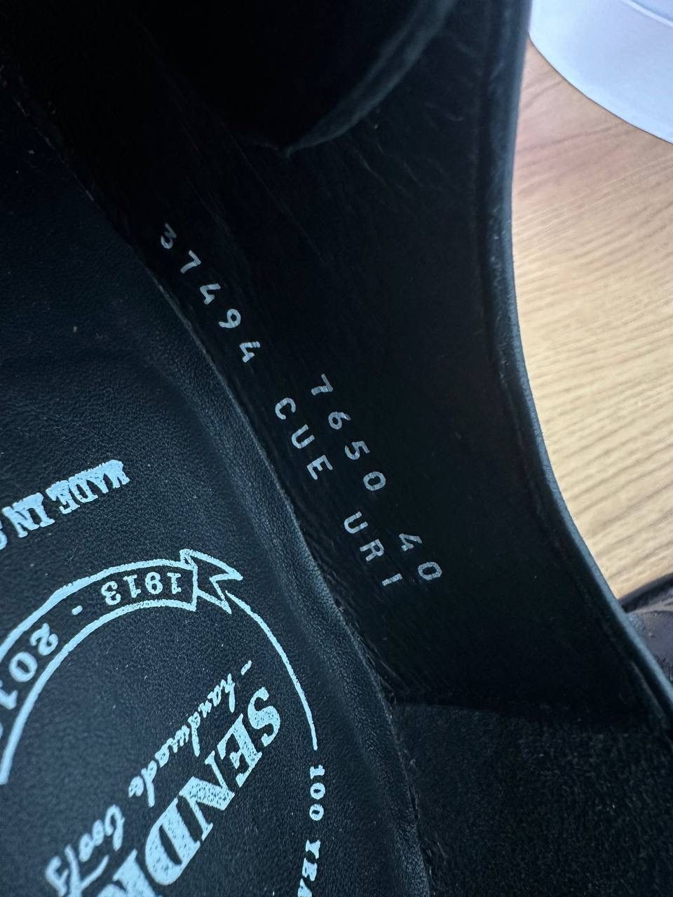 Japanese Brand × Vintage Vintage Sendra 7650 Snowbut Black Shoe Size US 7.5 / EU 40-41 - 14 Thumbnail