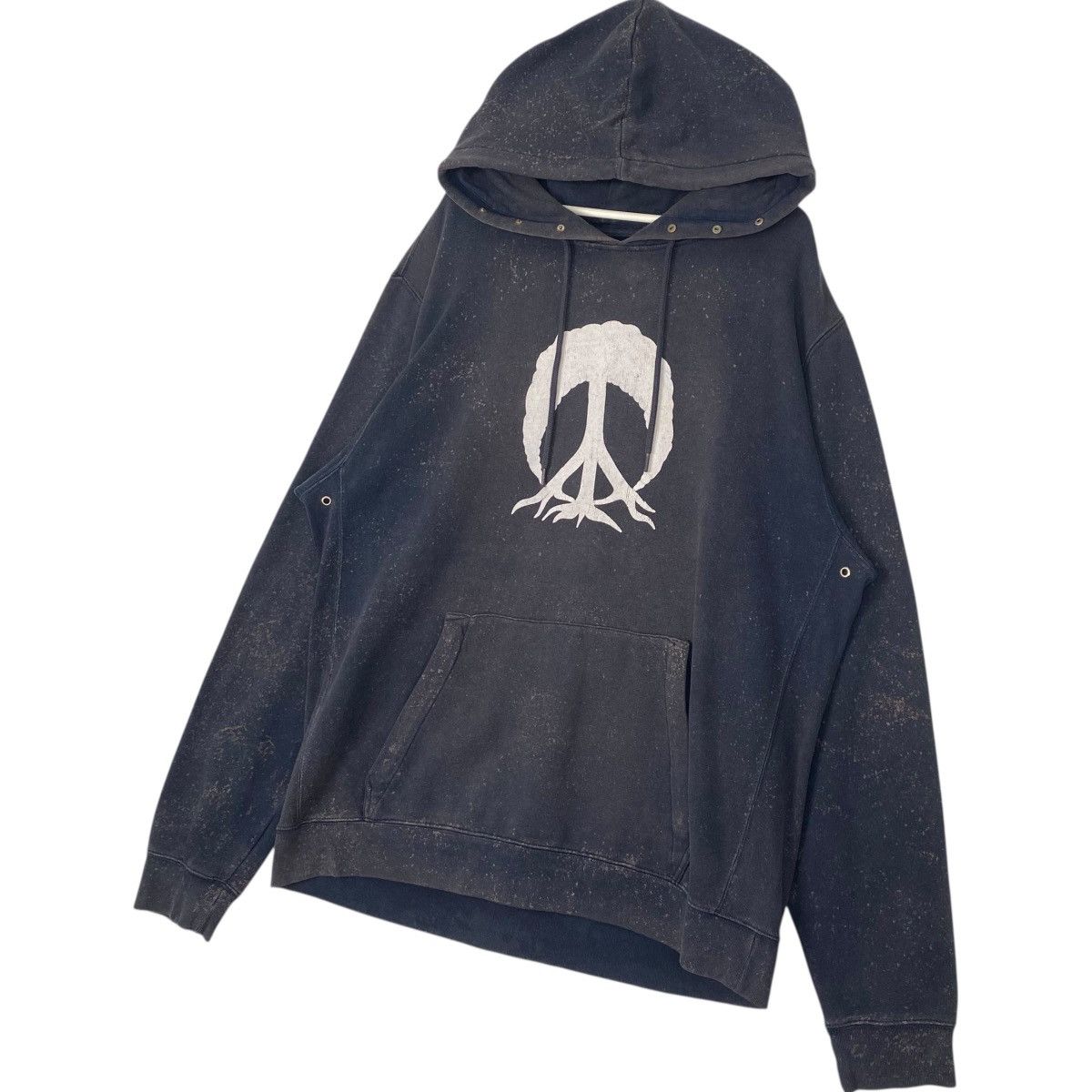 Vintage Vintage GNarly Hoodie Navy Blue Pullover Jumper Size XL Size US XL / EU 56 / 4 - 2 Thumbnail
