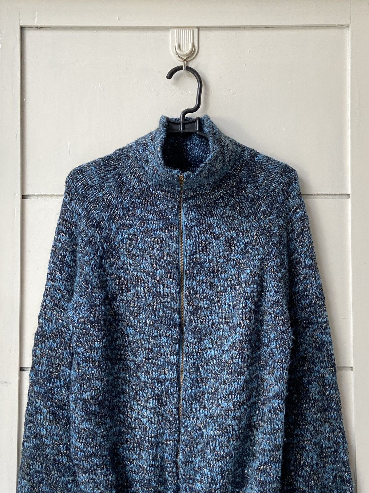 CABANE de ZUCCa Issey Miyake Soectro Dragon ZUCCA Zip Knit Jacket Size US XS / EU 42 / 0 - 2 Thumbnail
