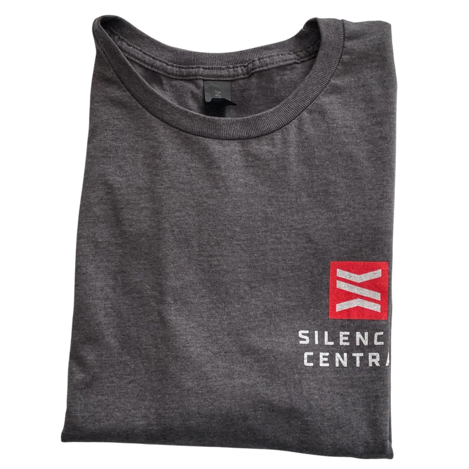 Gildan Silencer Central Graphic T-Shirt Mens 2XL Flag Tee CLEAN! Size US L / EU 52-54 / 3 - 3 Thumbnail