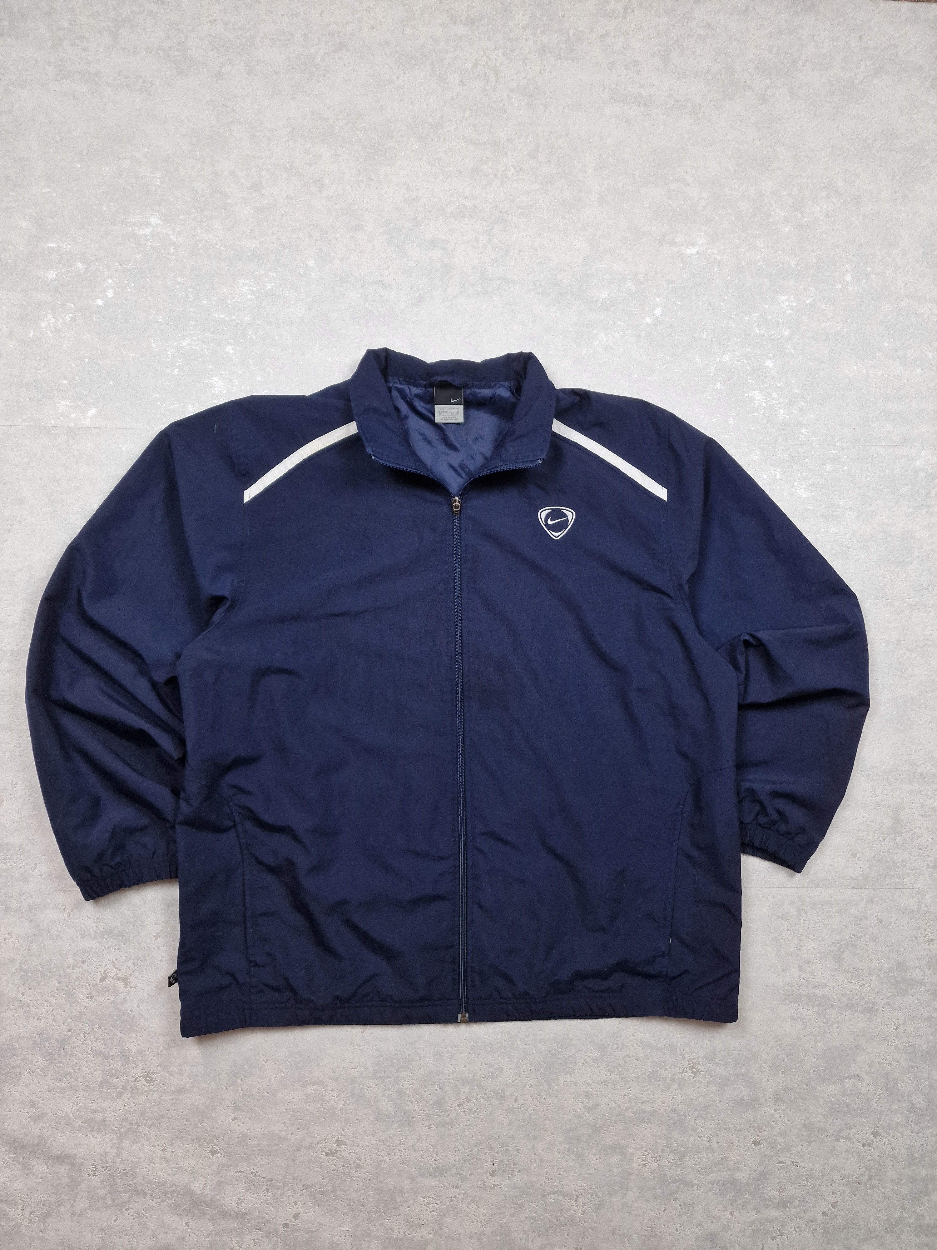 Nike × Vintage 00s Nike Retro Logo Vintage Y2K Oversize Retro Jacket Size US XL / EU 56 / 4 - 1 Thumbnail