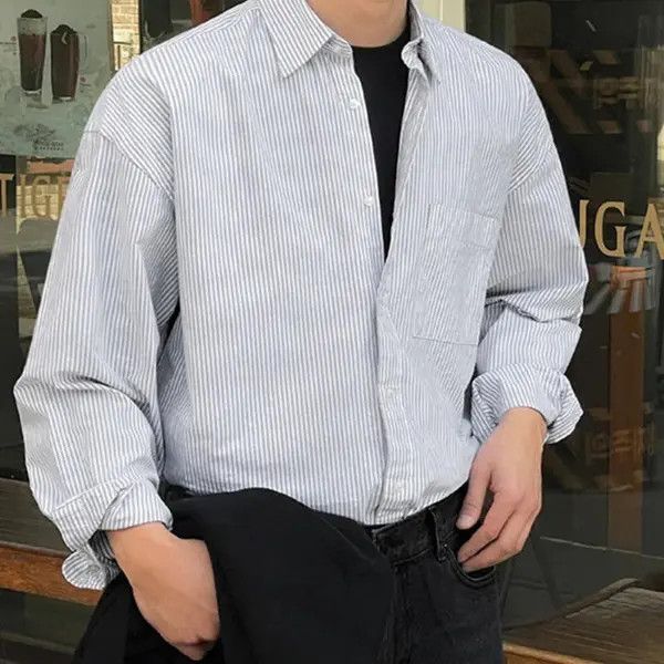 Other Kitayama x Junko Oxford Stripe Shirt Size US M / EU 48-50 / 2 - 2 Thumbnail