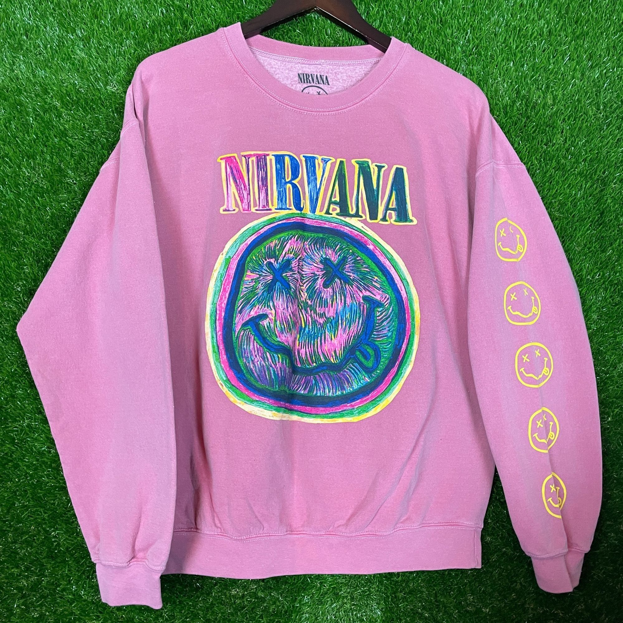Nirvana Nirvana Classic Rock Crewneck Sweater size Large Size US L / EU 52-54 / 3 - 1 Thumbnail