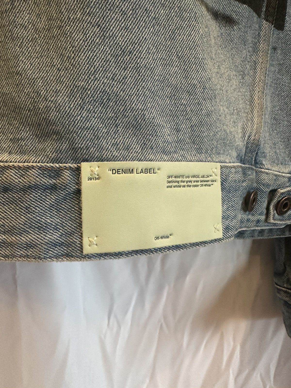 Off-White Off-White Denim Jacket Size US L / EU 52-54 / 3 - 12 Thumbnail
