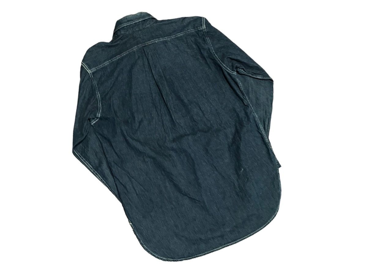Japanese Brand Sugarcane Denim Shirt Military Army Style Japon Fabrique Size US L / EU 52-54 / 3 - 14 Thumbnail