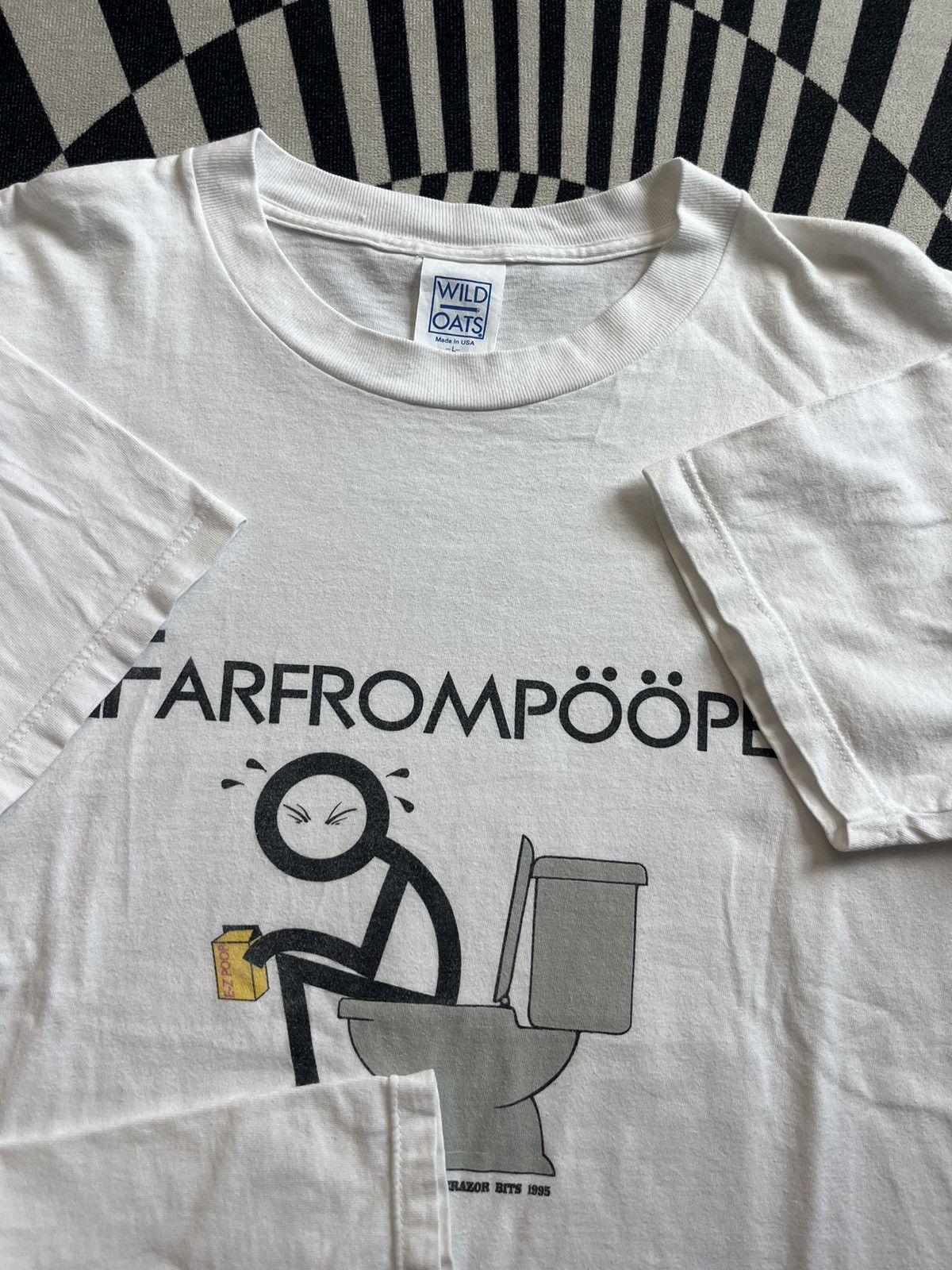 Arts & Science Vintage FARFROMPOOPEN Art parody Erazor Bits 1995’s Tshirt Size US L / EU 52-54 / 3 - 7 Thumbnail
